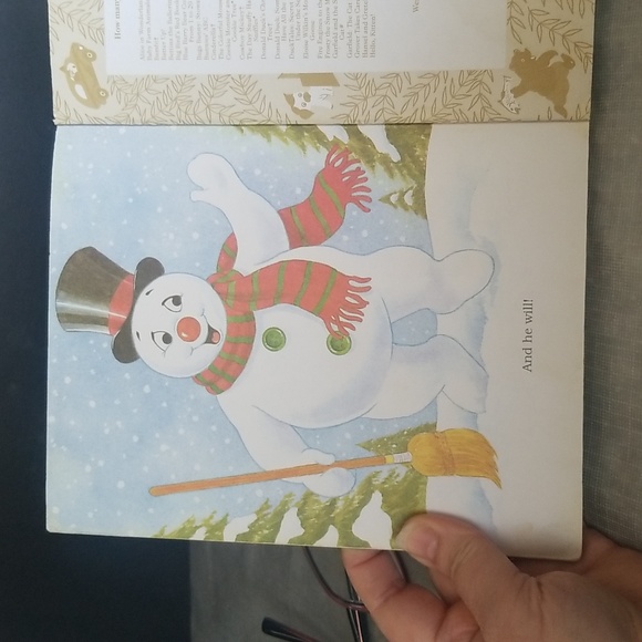 🎄🎄Frosty the Snowman Kids Book Vintage 🎄🎄 - Picture 3 of 4